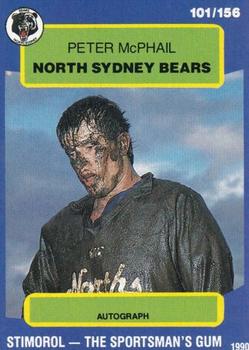 1990 Stimorol NRL #101 Peter McPhail Front